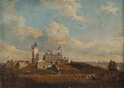 John Berney Ladbrooke Southsea Castle Sweden oil painting artist